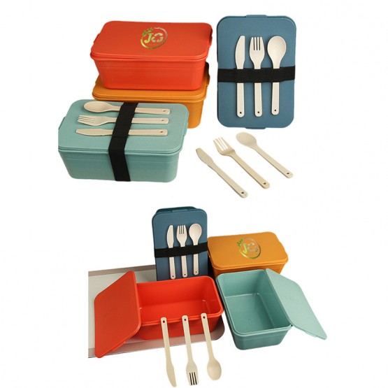 Wheat Straw Japanese Style Bento Storage Box