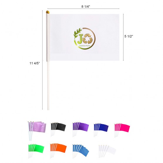 Hand Cranked Small Flag