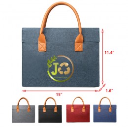 14" Oxford Retro Business Laptop Bag