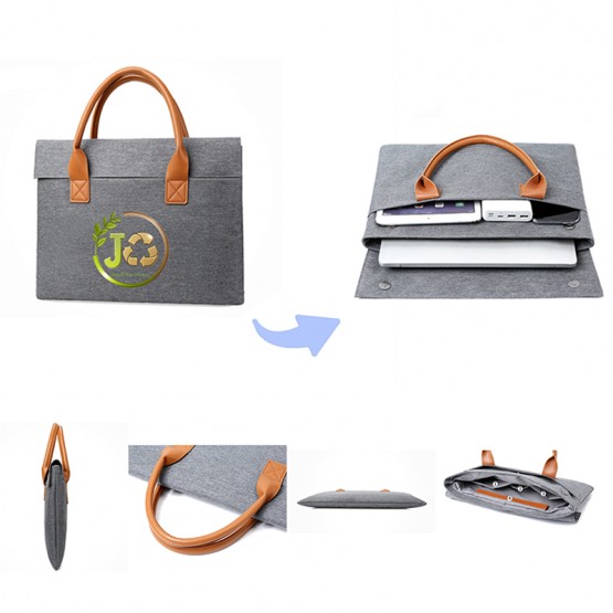 14" Oxford Retro Business Laptop Bag