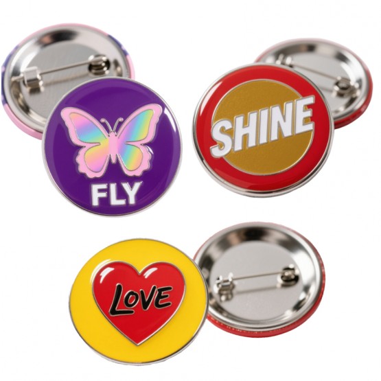 2 1/4 '' Tinplate Badge