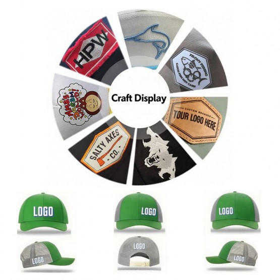 9 " Colorful Slightly Curved Brim Truck Cap