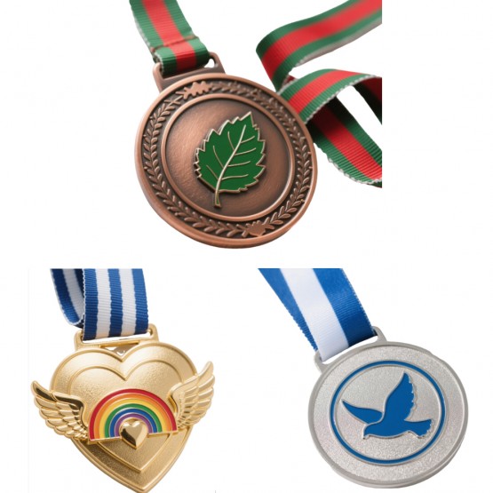 3D Painted Special-Shaped Custom Metal Medals
