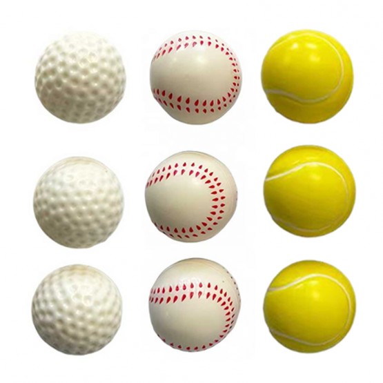 Eco-friendly PU Stress Squeeze Ball with Multiple Colors