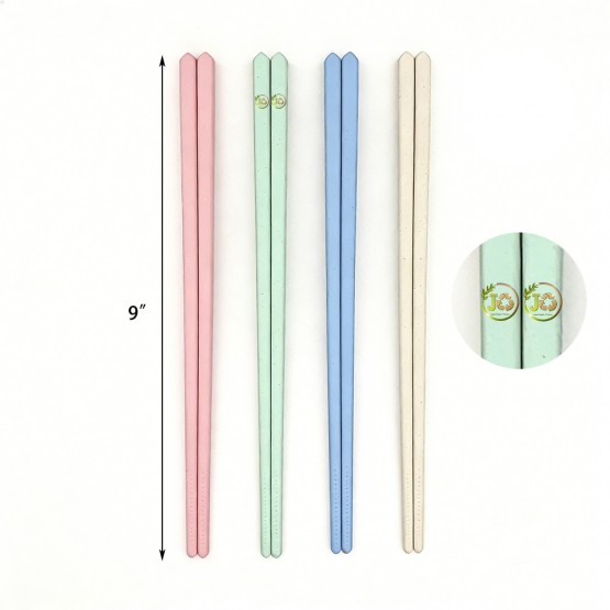 Reusable Wheat Straw Chopsticks Set