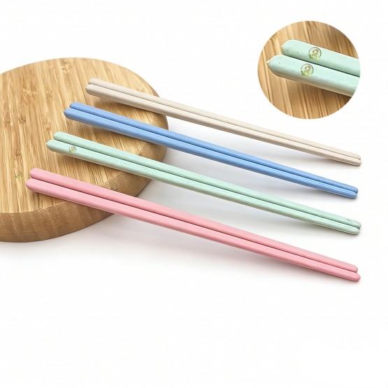 Reusable Wheat Straw Chopsticks Set