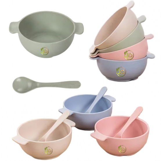 Eco Wheat Straw Junior Dining Bowl